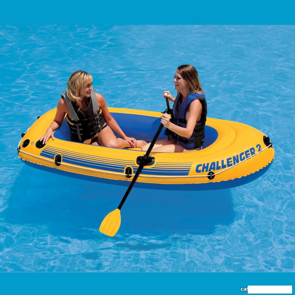 Гребная лодка Intex Challenger 2 Set (Intex-68367)