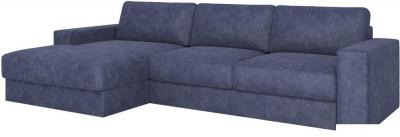 Диваны Rivalli Дискавери + оттоманка левая (Tango Blue)