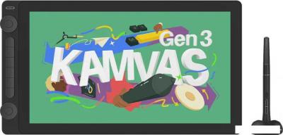 Графический монитор Huion Kamvas 16 Gen 3 GS1563 (черный)