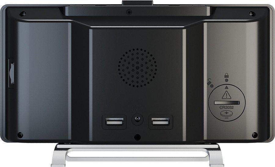 Настольные часы Soundmax SM-1561U (черный/белый)