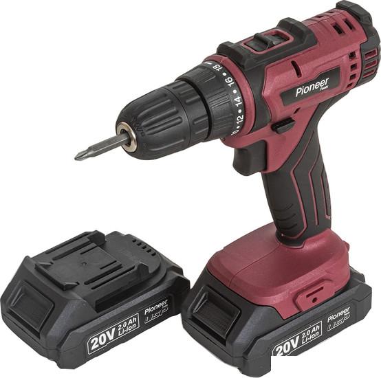 Шуруповерты, гайковерты, электроотвертки Pioneer Tools CD-M2002C-USP (с 2-мя АКБ, кейс, оснастка)