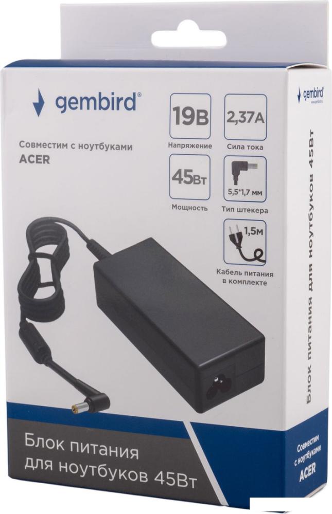 Сетевое зарядное Gembird NPA-AC38