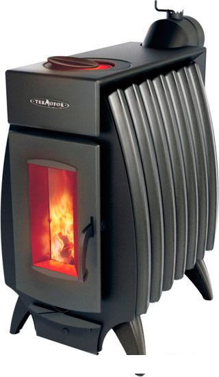 Свободностоящая печь-камин Термофор Огонь-батарея 11 (антрацит)