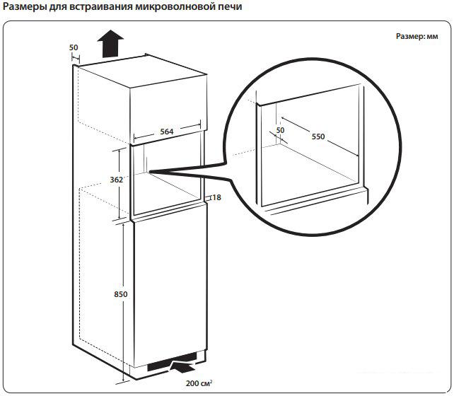 Микроволновая печь Samsung MG22M8054AK