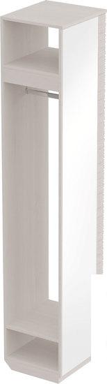 Напольные и настенные вешалки, стойки для одежды Мебельград Элана с зеркалом (бодега белая)