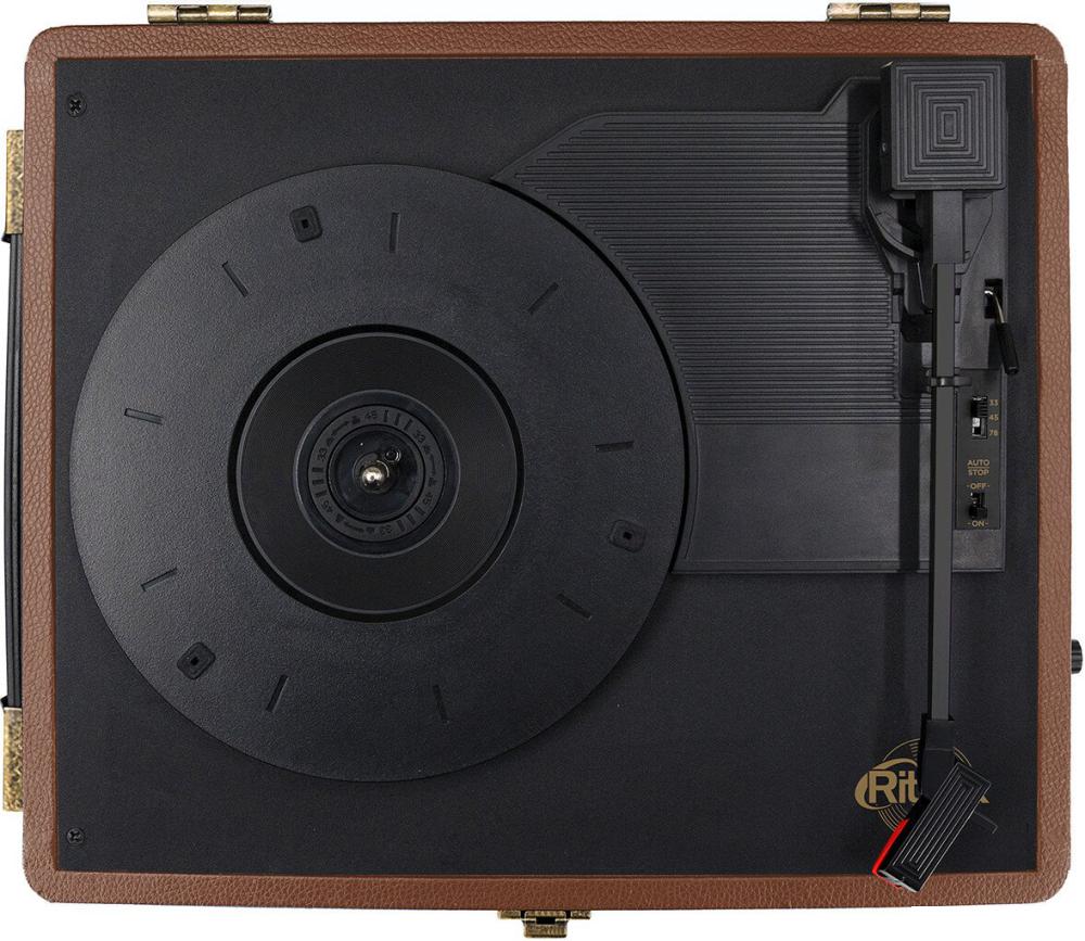 Виниловый проигрыватель Ritmix LP-100 (коричневый)