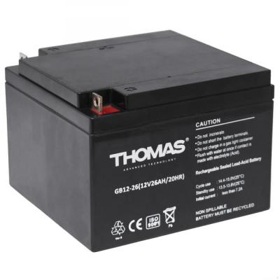 Аккумуляторы для ИБП Thomas GB 12-26 Ah 12V26Ah