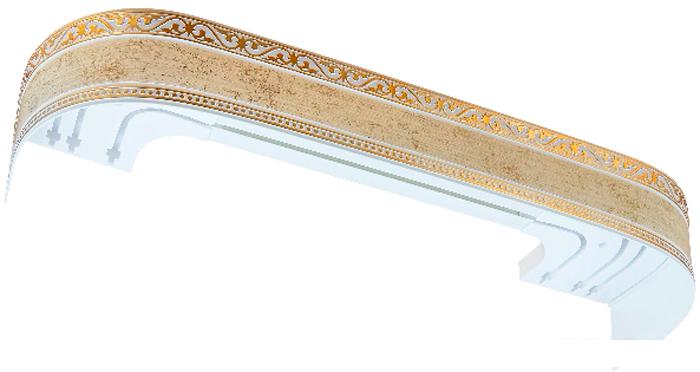 Карниз для штор Legrand Монарх 58068171 (4 м, айвори)