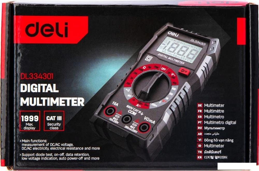 Мультиметр Deli DL334301 102976