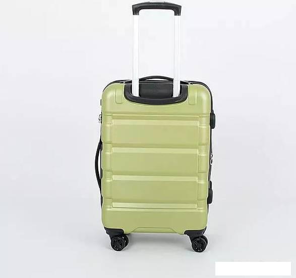 Чемодан-спиннер Francesco Molinary 336-161426/3-20 (салатовый)