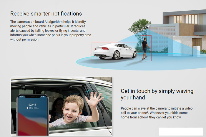 IP-камеры Ezviz H3 3K CS-H3-R100-1J5WKFL (2.8 мм)