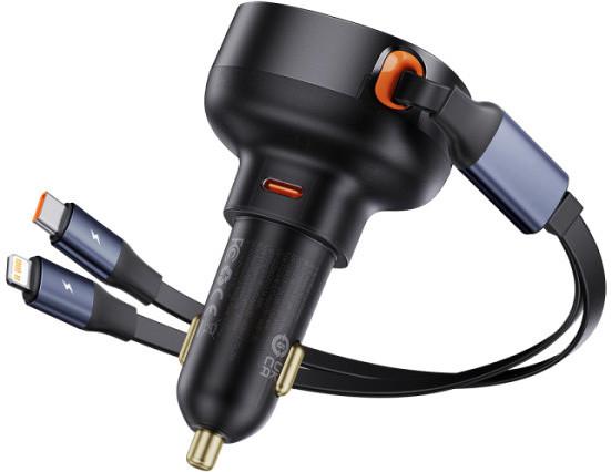 Автомобильное зарядное Baseus Enjoyment Pro 2-in-1 Car Charger C+L 60W C00057802111-00