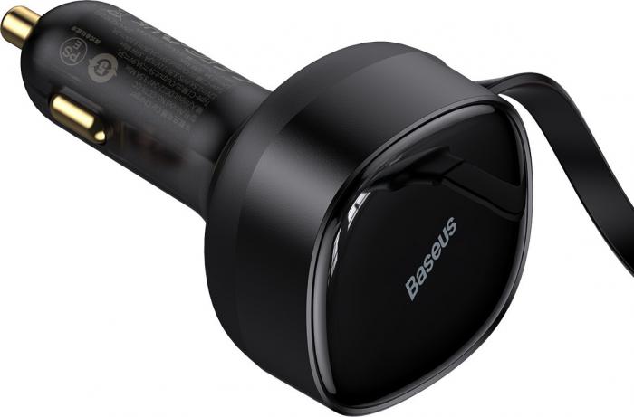 Автомобильное зарядное Baseus Enjoyment Pro 2-in-1 Car Charger C+L 60W C00057802111-00