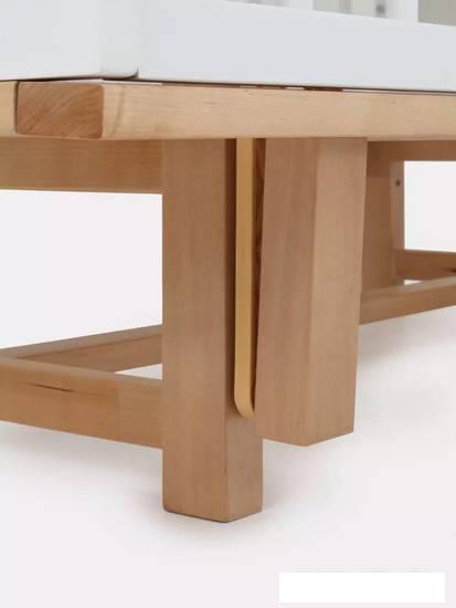 Классическая детская кроватка Rant Bamboo 768 (cloud white)