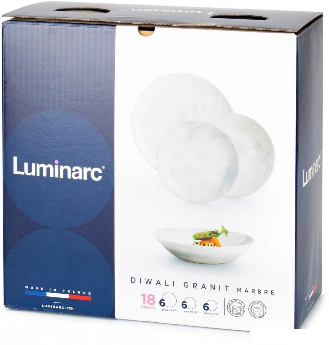Набор тарелок Luminarc Diwali Marbre Q0216 (18шт)