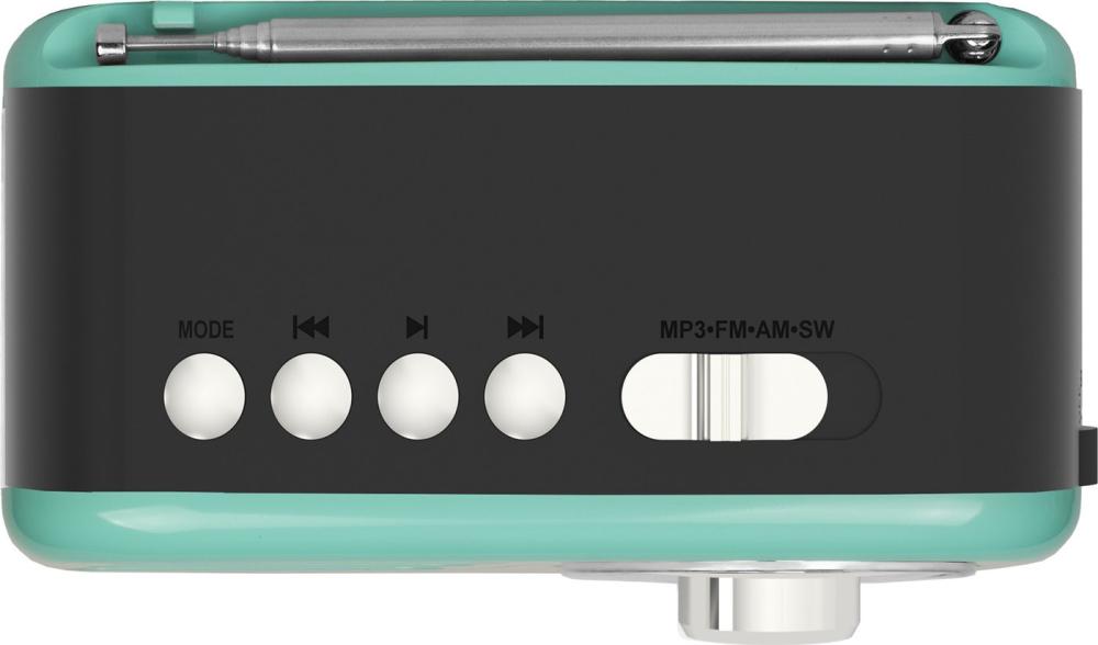 Радиоприемник Ritmix RPR-033 (лазурный)