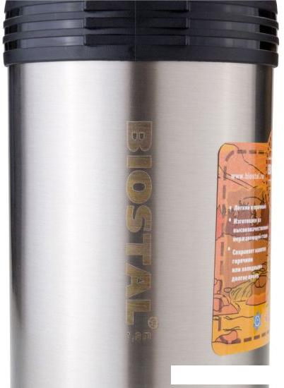 Термос для еды БИОСТАЛЬ NGP-1800P (серебристый)