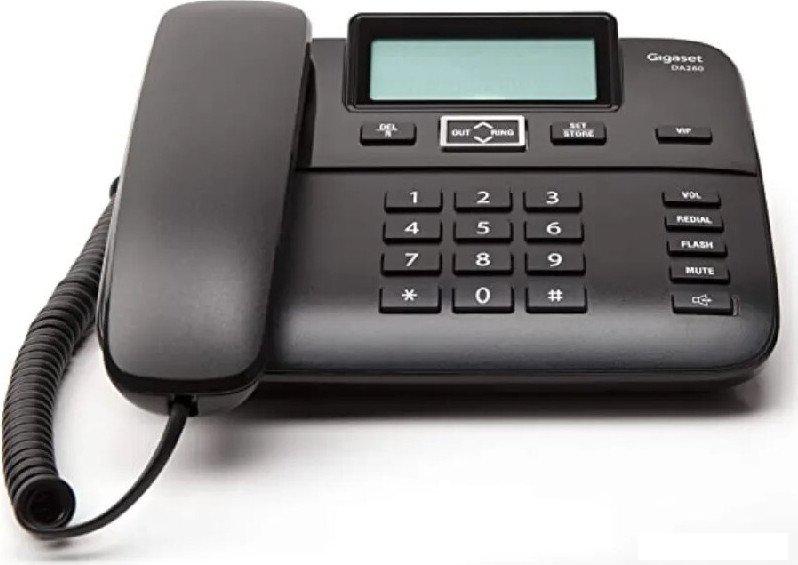 Проводной телефон Gigaset DA260 (черный)