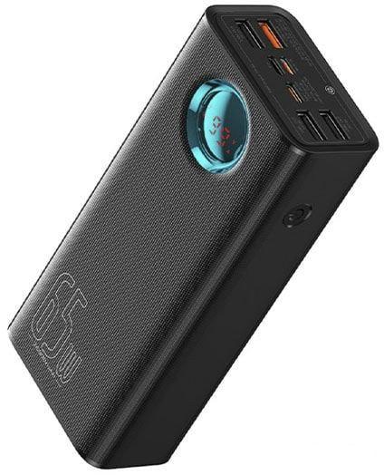Внешний аккумулятор Baseus Amblight Digital Display Fast Charge Power Bank 65W 26800mAh (черный)