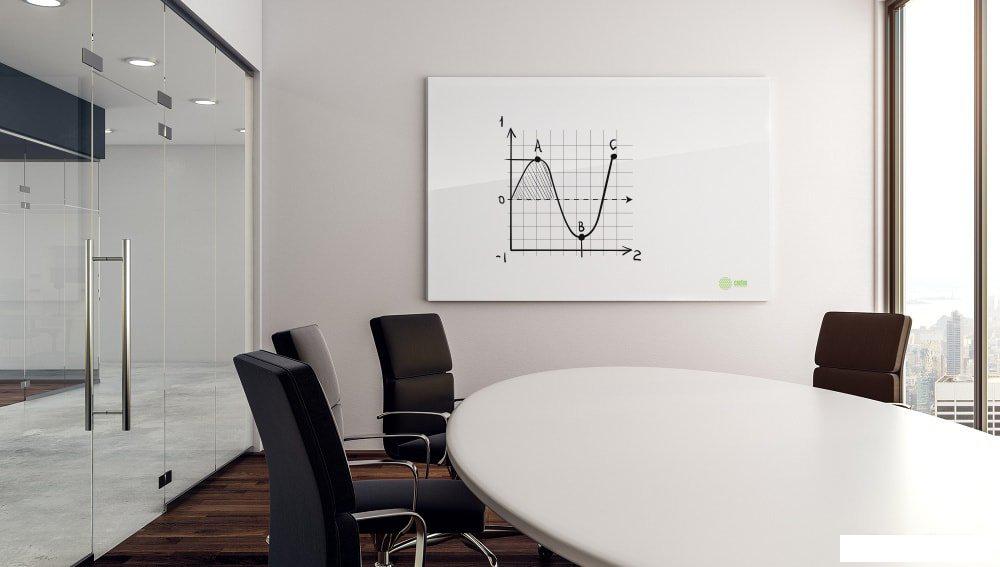 Магнитно-маркерная доска CACTUS CS-GBD-65X100-UWT