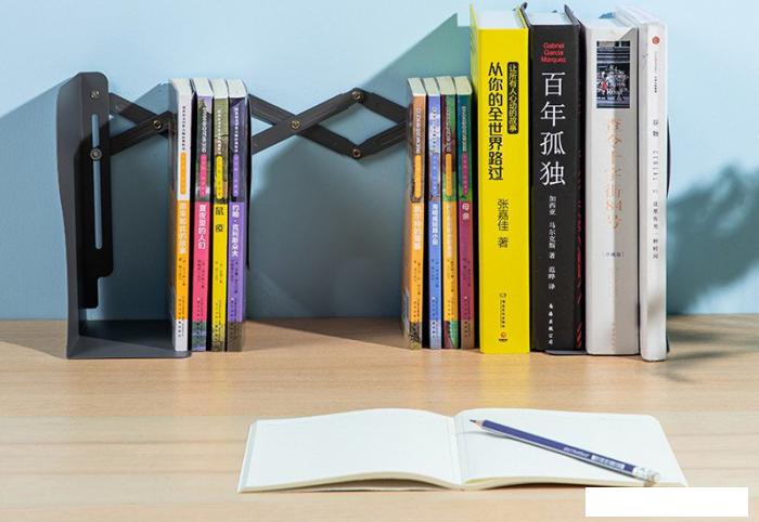Подставка для книг Deli 78631 (серый)