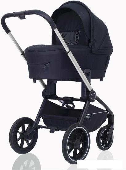 Детские коляски и аксессуары Rant MOWbaby Zoom PU (2 в 1, silver black)