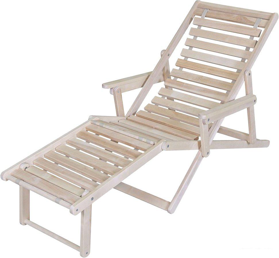 Шезлонги Мебелик С подлокотниками (без покрытия)