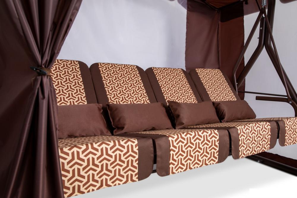 Садовые качели Arno-Werk Дефа Люси Люкс 2017-КД-58/Л (шоколадный)