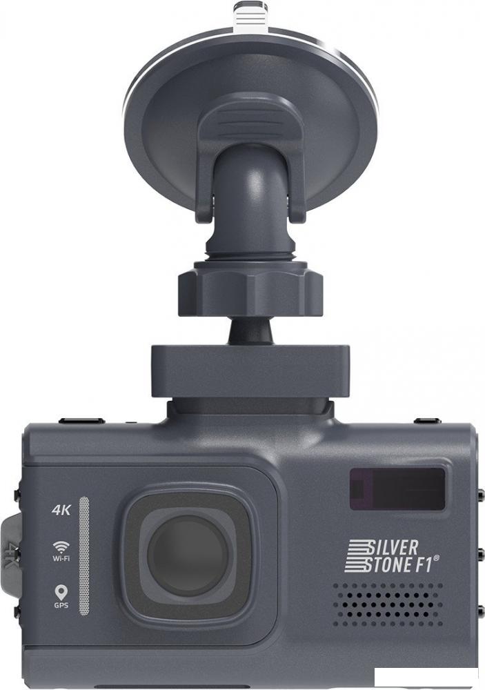 Видеорегистратор-радар детектор-GPS информатор (3в1) SilverStone F1 Hybrid Uno Sport 4K Wi-Fi