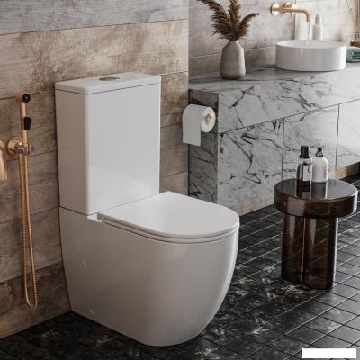 Унитаз напольный Roxen Antares Rimless Soft Close 600185-01