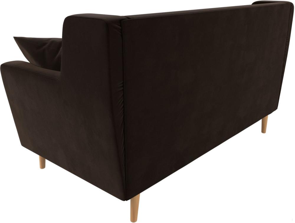 Диваны Лига диванов Брайтон 281 2-х местная 108926 (микровельвет, коричневый)