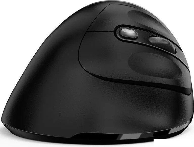 Вертикальная мышь Genius Ergo 8250S (черный/серебристый)
