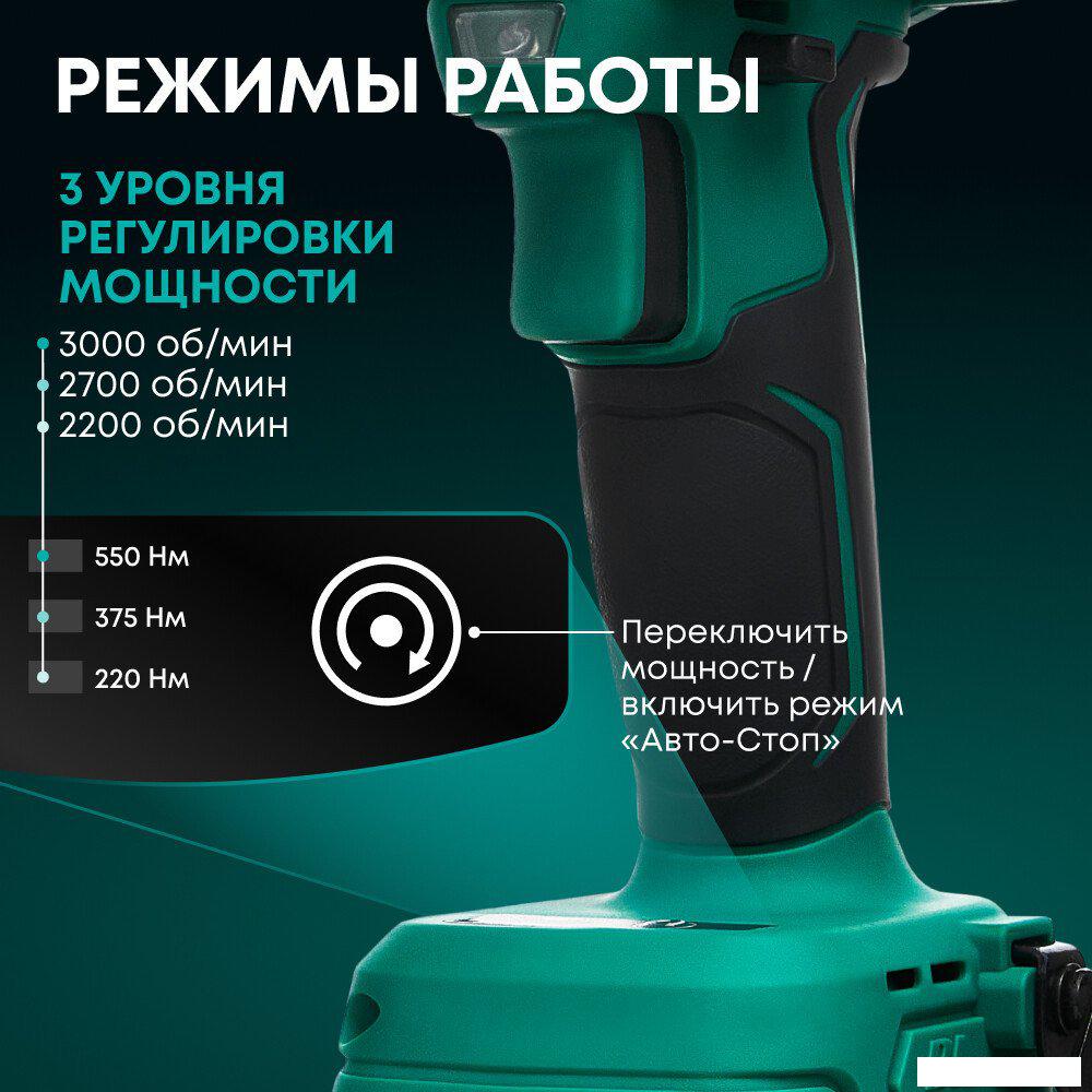 Гайковерт Rokodil Titan Pro (с 2-мя АКБ)