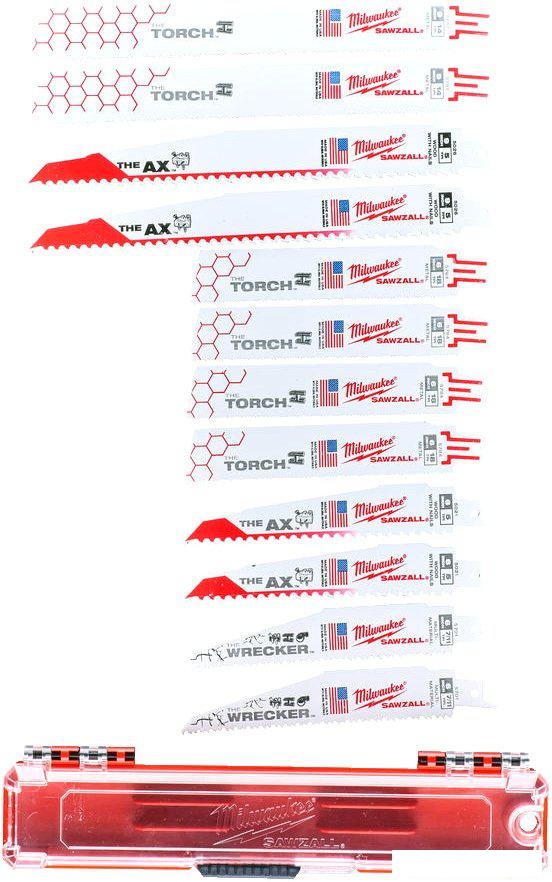 Набор пильных полотен Milwaukee 49222229 (12 предметов)