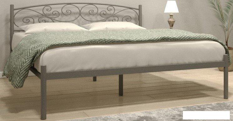 Кровать ИП Князев Лилия 120x200 (серый)