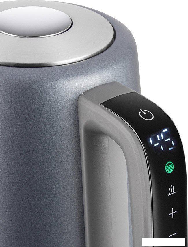 Электрический чайник Redmond KM238 (серо-голубой)