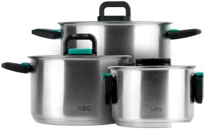 Кастрюли Lara Изумруд LR02-123
