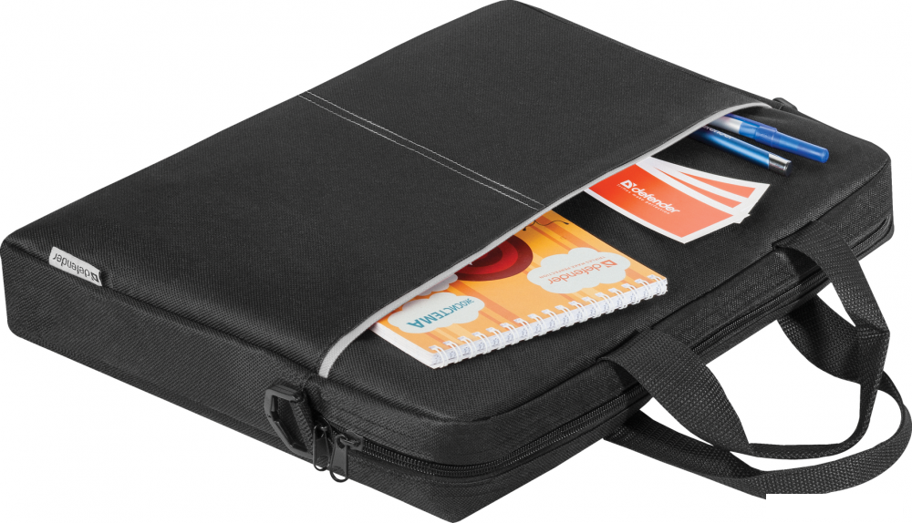 Сумка Defender Lite 15.6" (черный/серый) Сумка Defender Lite 15.6" (черный/серый)