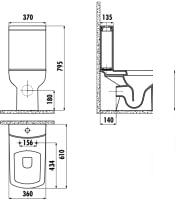 Бачок для унитаза Creavit Lara YD.SET.032.05