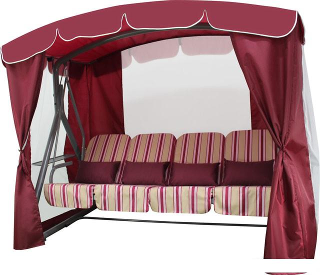 Садовые качели Arno-Werk Дефа Люси Люкс 2017-КД-58/Л (бордо)