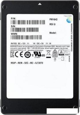 SSD Samsung PM1643a 7.68TB MZILT7T6HALA-00007