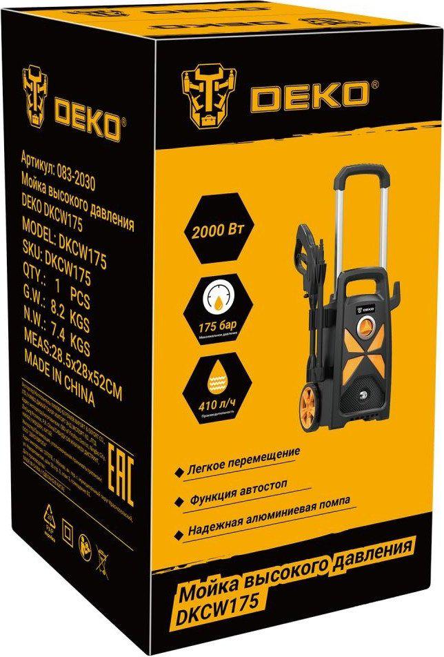 Мойка высокого давления Deko DKCW175 083-2030 Мойка высокого давления Deko DKCW175 083-2030