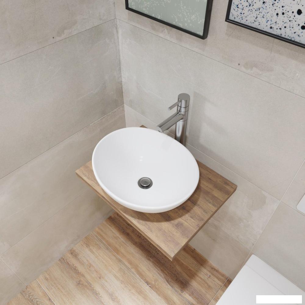 Умывальники Lauter 21652 + клапан 21190CH + сифон 21635CH (хром)