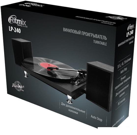 Виниловый проигрыватель Ritmix LP-240 (черный)