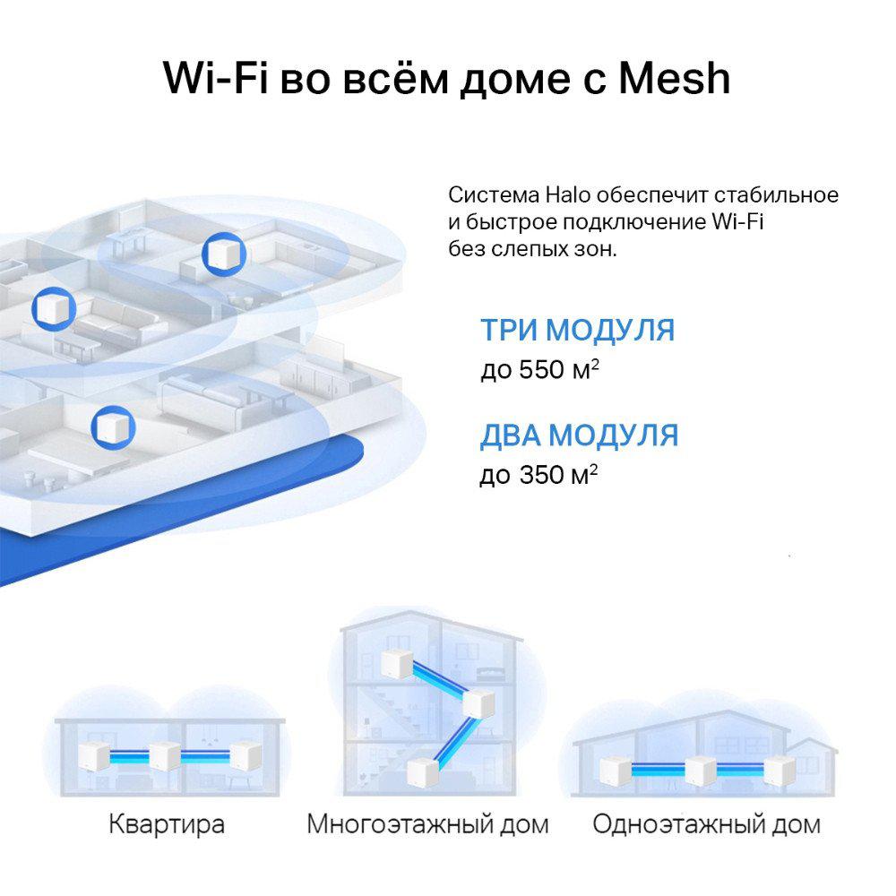Wi-Fi система Mercusys Halo H60X (2 шт)