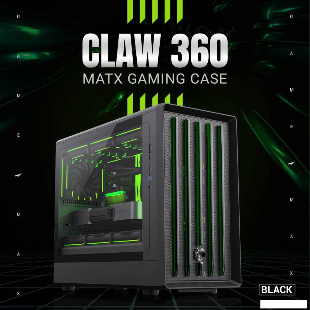 Корпус GameMax Legend CLAW 360 (черный)