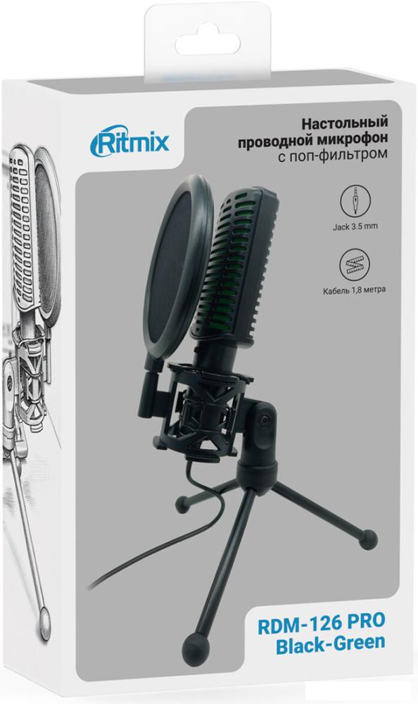 Проводной микрофон Ritmix RDM-126 Pro