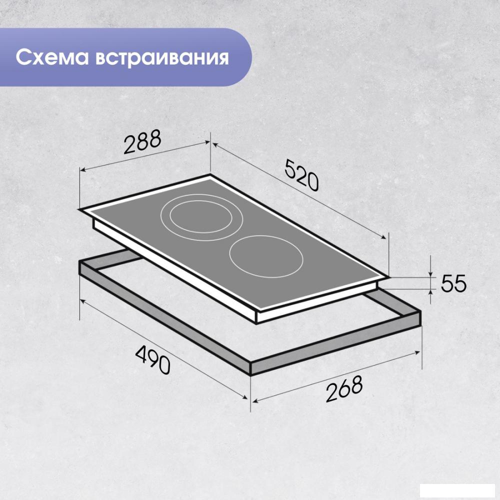 Варочная панель Zigmund &amp; Shtain CN 50.3 B