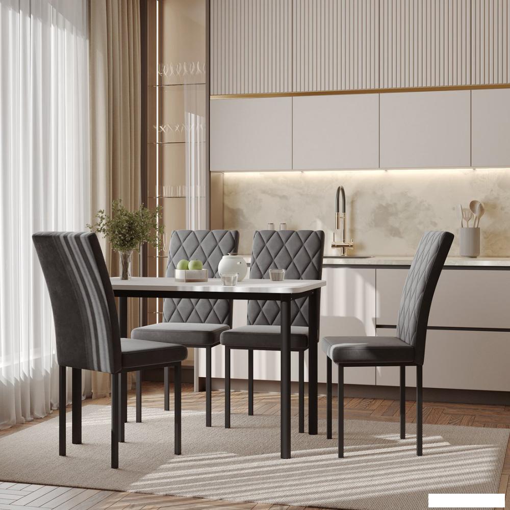 Стул Mio Tesoro Bellagio (черный/графит)