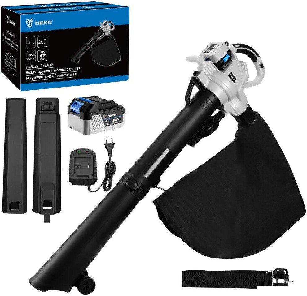 Воздуходувки Deko DKBL22 085-2043 (с 2-мя АКБ)